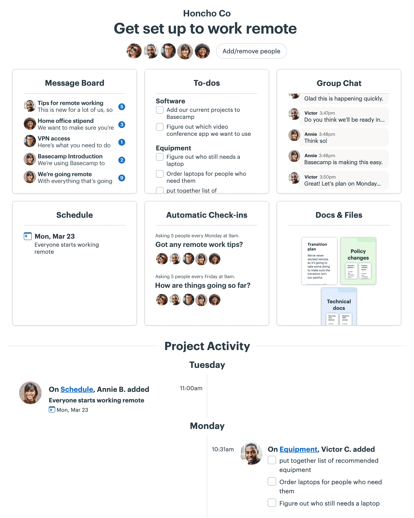 basecamp workflow process management